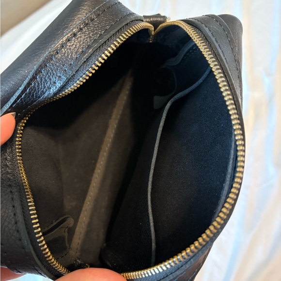 Portland Leather Pebbled Black Mini Mesa Crossbody - Picture 8 of 8